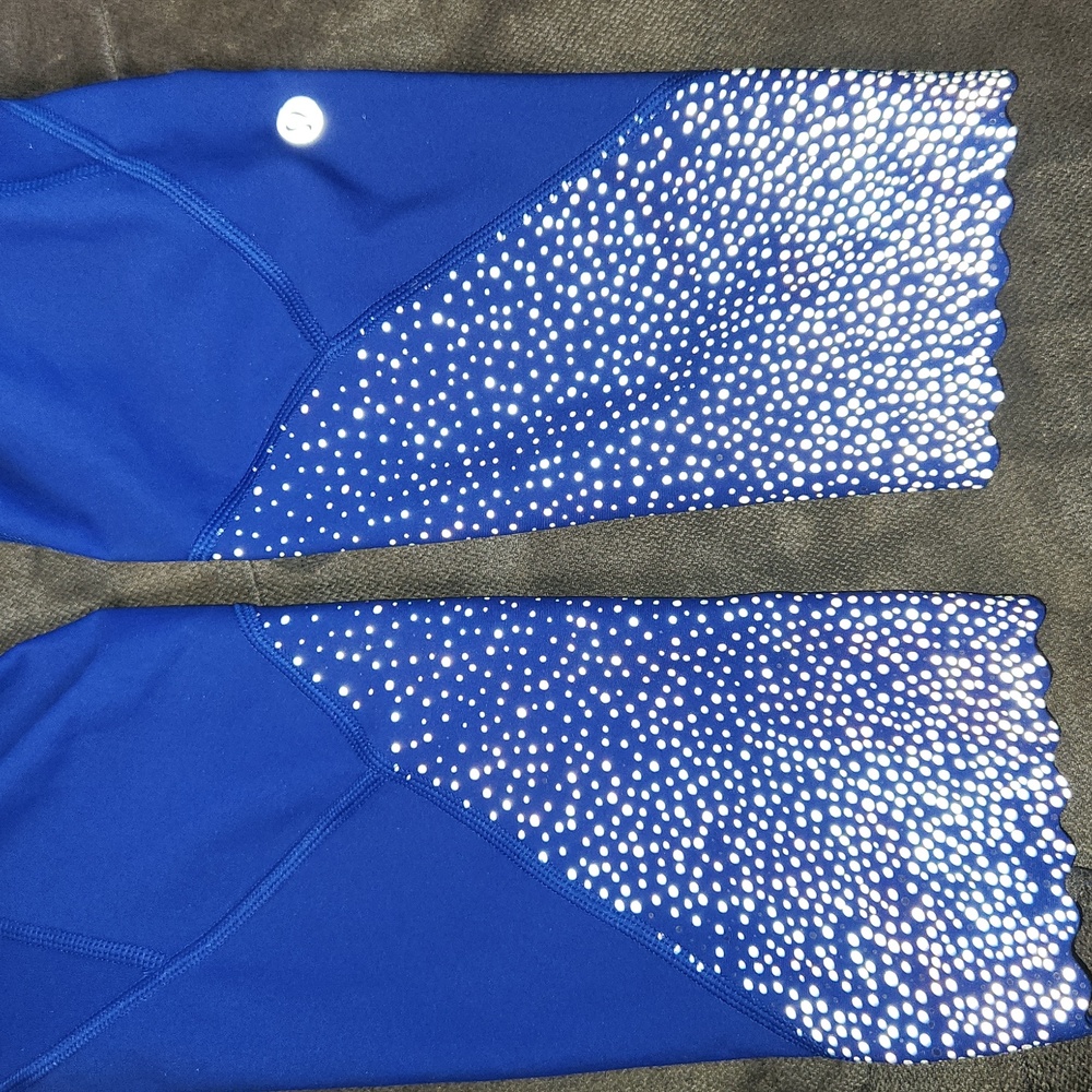 Lululemon Athletica Tight Stuff Tight || Jet Stream Blue 25" Leggings 10 - Picture 14 of 16